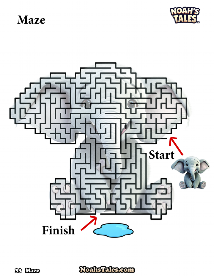 Noah’s Tales™ Free DOWNLOAD Activity Book: 34 Pages