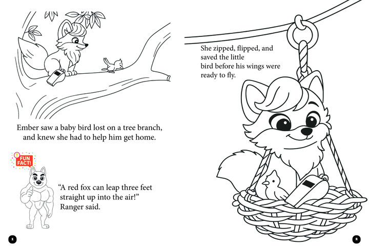 Noah’s Tales™ Coloring Book: Ember and the Missing Whistle