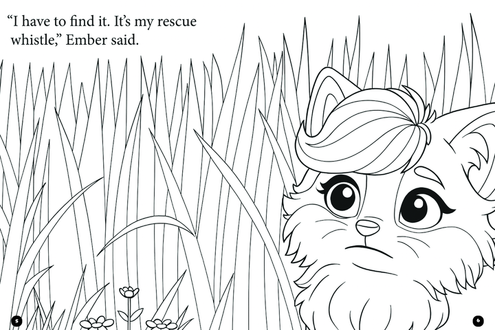 Noah’s Tales™ Coloring Book: Ember and the Missing Whistle