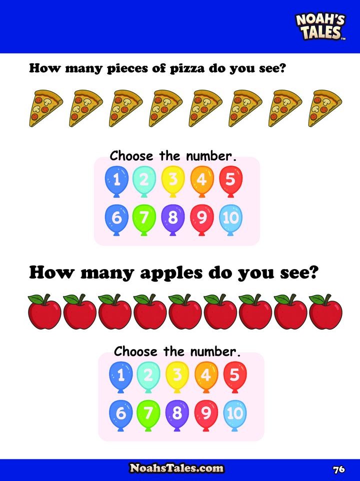 Noah’s Tales™ Fun Activity Book For Kids: 102 Pages + Answers in The Book